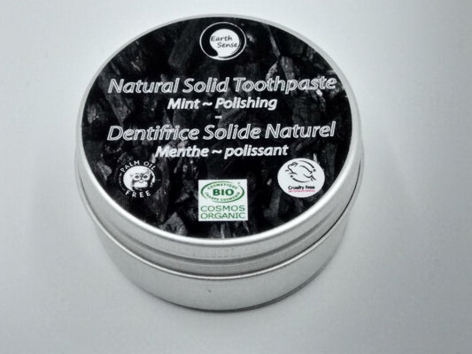 Natural Organic Certified Solid Toothpaste - Polishing - Earthsenseorganics