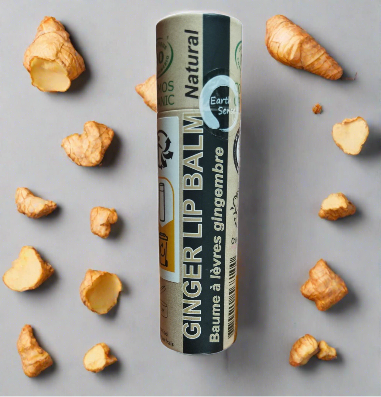 Organic Ginger Lip Balm 15ml - One piece