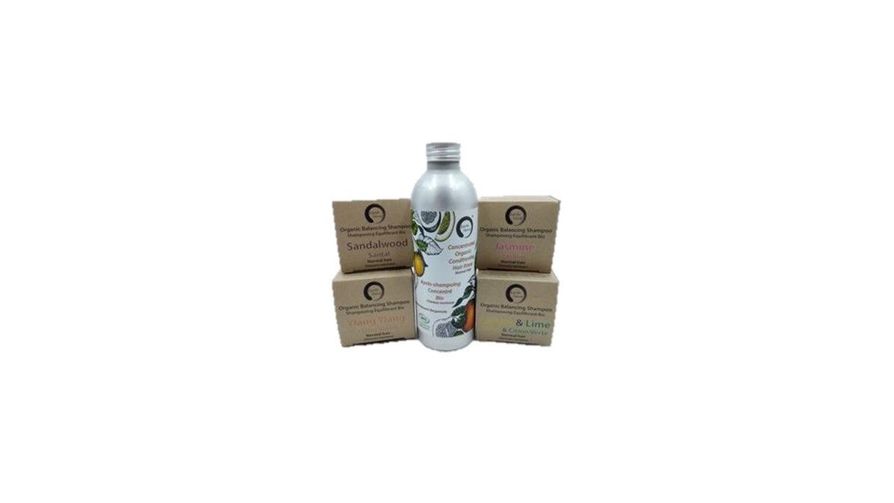 Organic Certified Balancing Solid Shampoo - Lavender & Rosemary - Dry & all Hair Types 60g - Earthsenseorganics