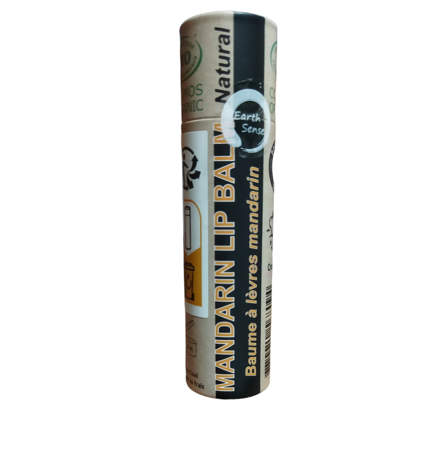 Organic Mandarin Lip Balm 15ml - Earthsenseorganics