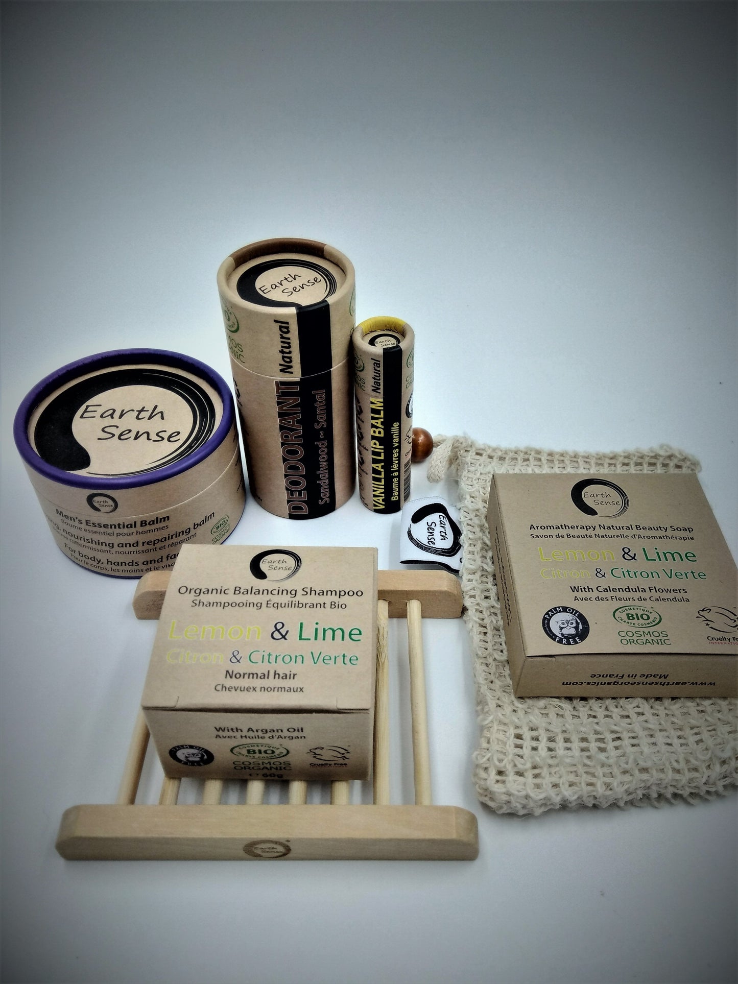 Organic Men's Essential Balm with Sandalwood 100ml - For Face, beard, hands & whole body - Earthsenseorganics