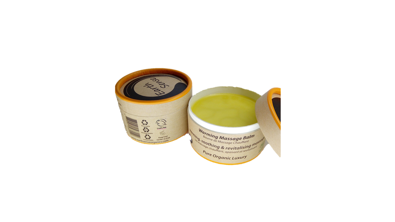 Organic Warming Massage Balm 100ml - For Face, hands, arms & whole body - Earthsenseorganics